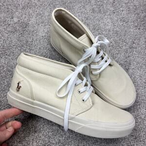 New! Polo Ralph Lauren Keaton Chukka boot sneakers color Ecru size 7.5